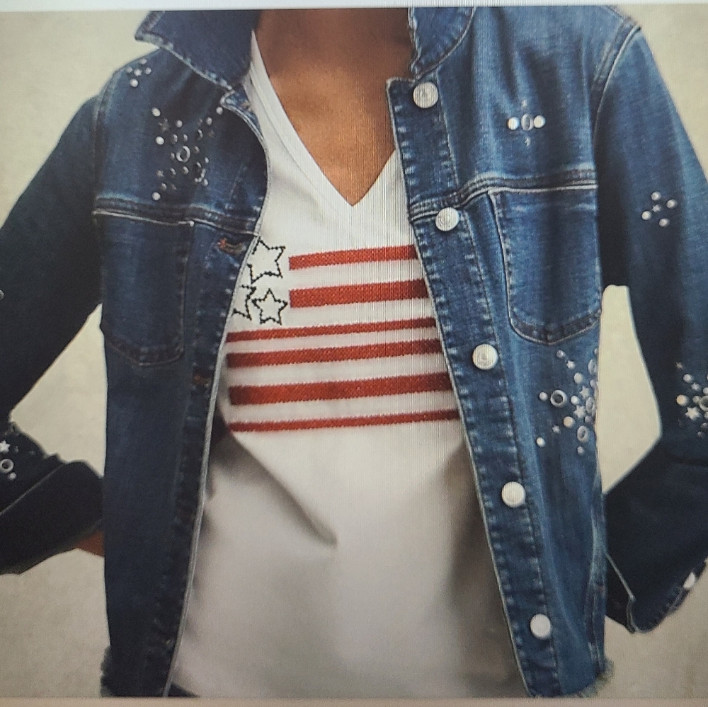Chico's American Star denim jacket
